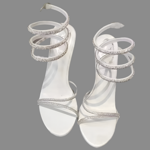 Blinki High Heels Ankle Strap Pumpen