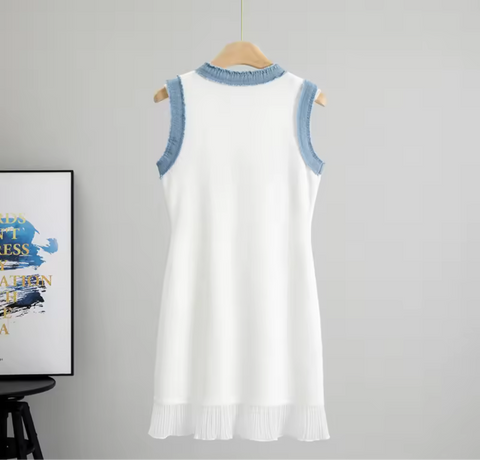 Mini Kleid Denim Details