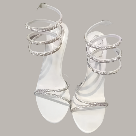 Blinki High Heels Ankle Strap Pumpen