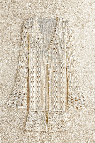 Lange Strickjacke