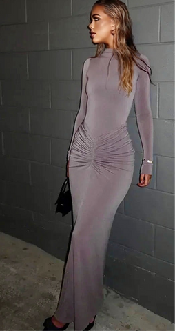 Bodycon Kleid, Stretchi Maxi Kleid