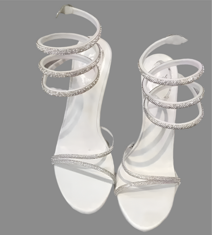 Blinki High Heels Ankle Strap Pumpen
