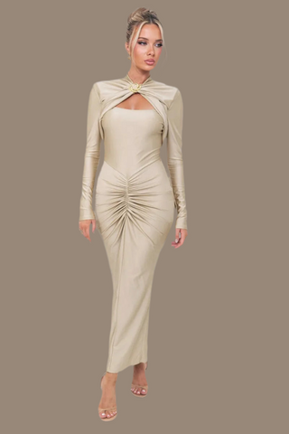Langarm Elegante Maxi stretch