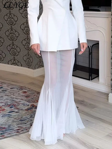 Transparent Maxi Rock Robbe