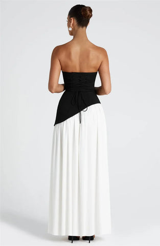 Patchwork Maxi Kleid