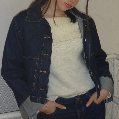 Trendy Denim Rock Set Casual