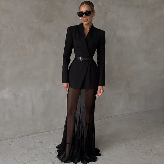 Transparent Maxi Rock Robbe