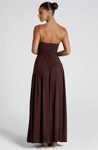 Patchwork Maxi Kleid