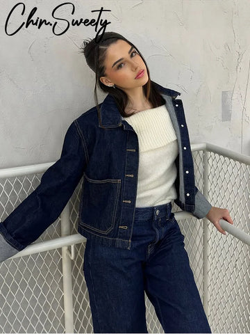 Trendy Denim Rock Set Casual